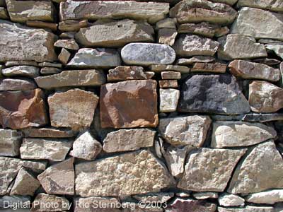 Close up of rock wall.